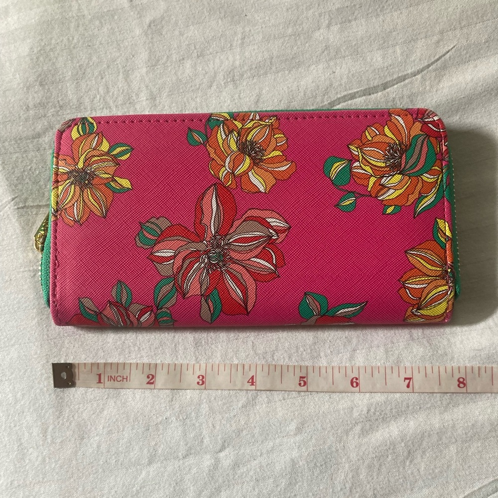 Trina Turk Pink Zip Wallet - Picture 15 of 15